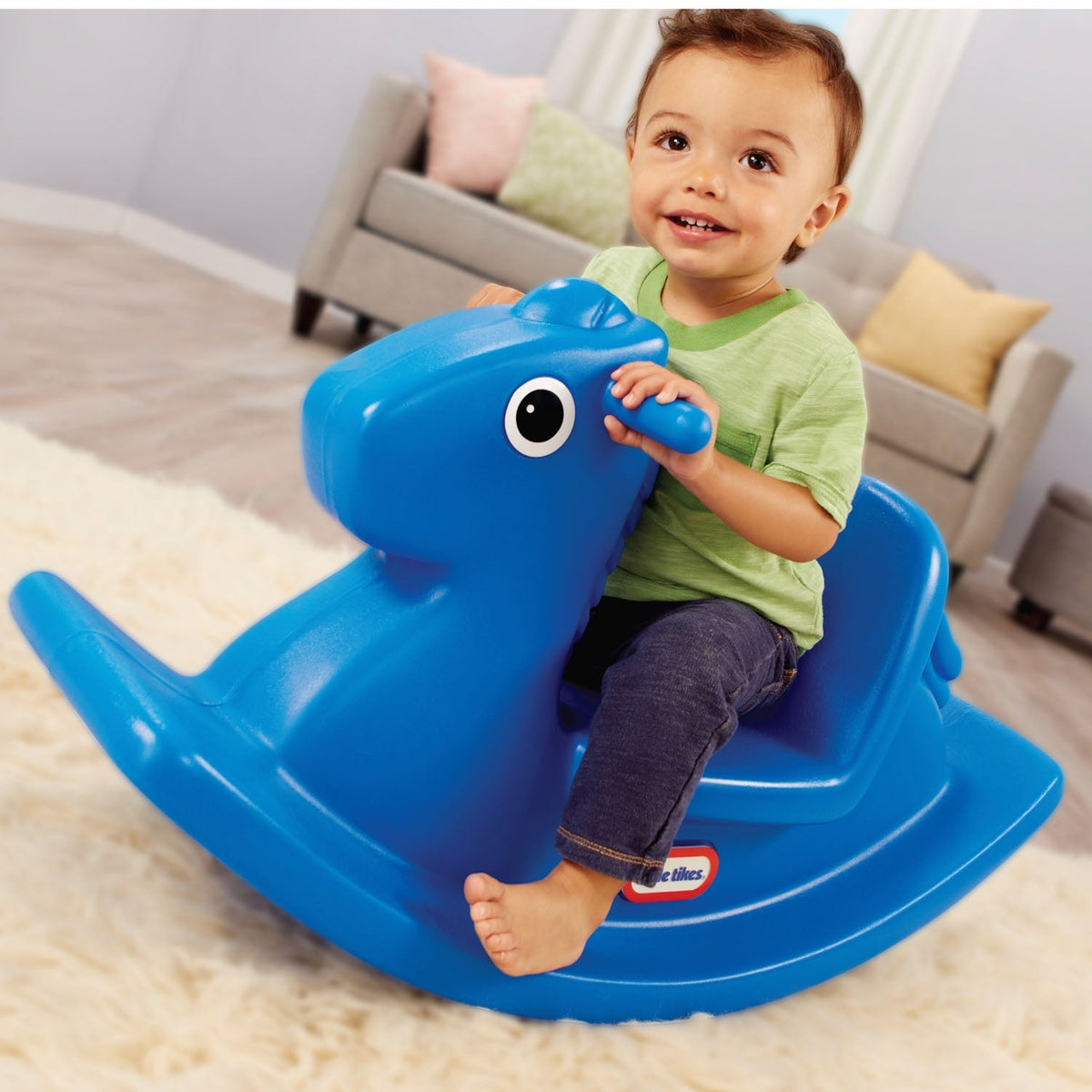 Rocking Horse - Primary Blue