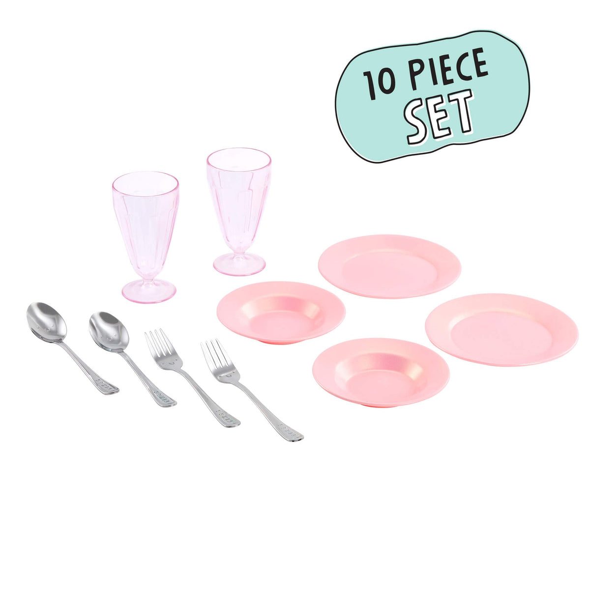 Sweet Spaces™ Dishware Set - Pink